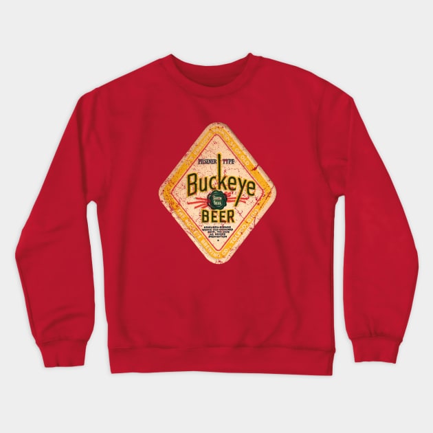 Buckeye Beer Crewneck Sweatshirt by MindsparkCreative